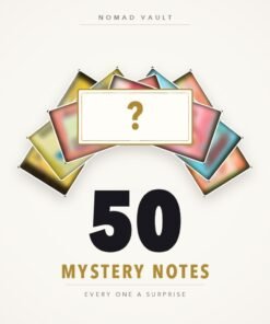 Mystery Pack 50 Uncirculated World Banknotes Surprise Currency Collection Gift