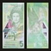 Eastern Caribbean 5 Dollars Banknote UNC Polymer Hummingbird and Coral